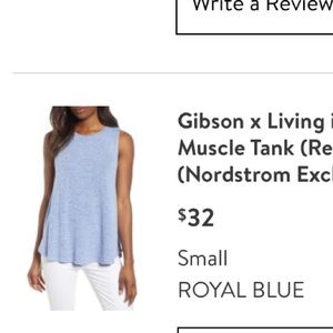 Gibson Living in Yellow muscle tank